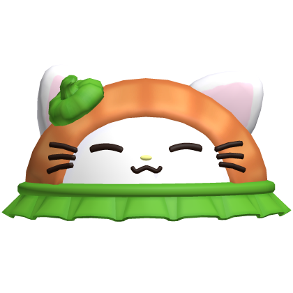 ♡ : cute white pumpkin kitty bucket hat
