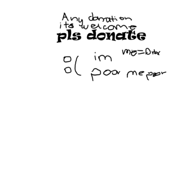 being afk until they donate 100k to me