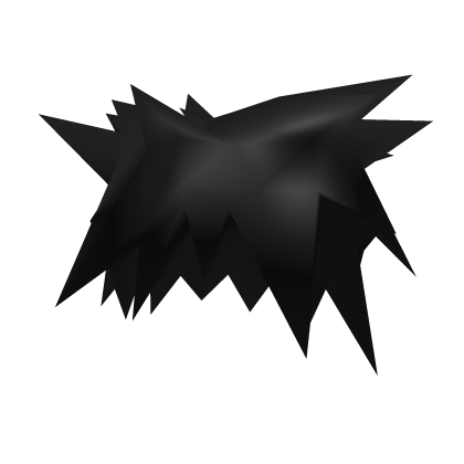Black Epic Messy Spiky Swag Hair Roblox NoFilter