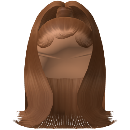 Sleek Flipped Out Ponytail w/ Edges (Ginger)