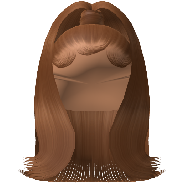 Sleek Flipped Out Ponytail w/ Edges (Ginger)
