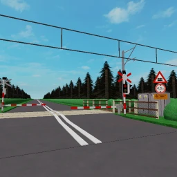 Norwagian railroad crossing  icon