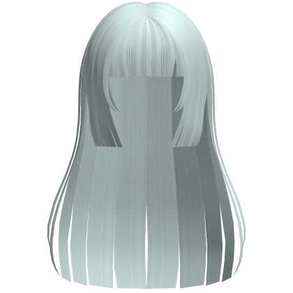 teal anime yumeko straight cute hair