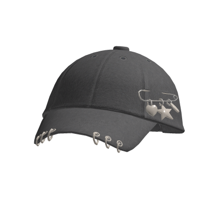 Pierced Y2K Cap (Grey) Roblox item