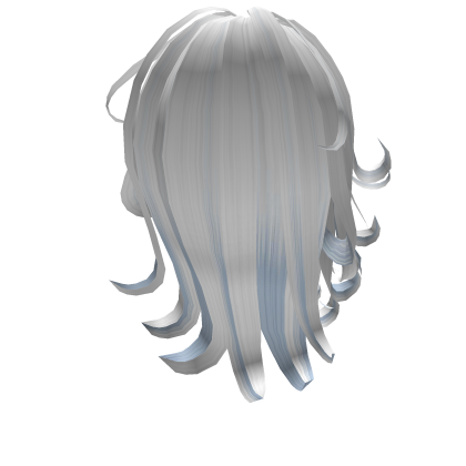 Gyaru Bouncy Layered Curls White&Blue