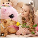 Swissy loves unicorns