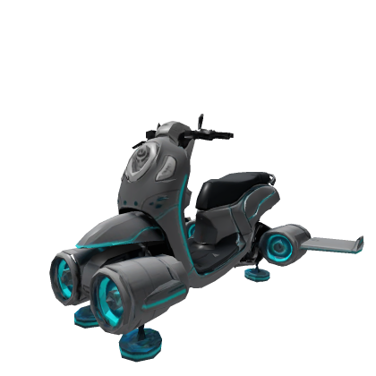 Hoverbike Scoopy silver - Hover Bike Scripted