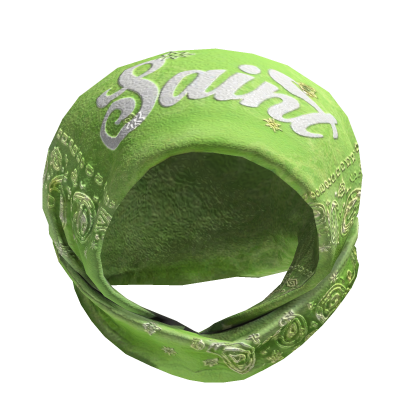 Y2K Graphic Round Hood (Green)
