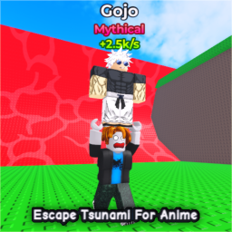 Escape tsunami for Anime Character