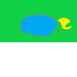 duck swiming pool