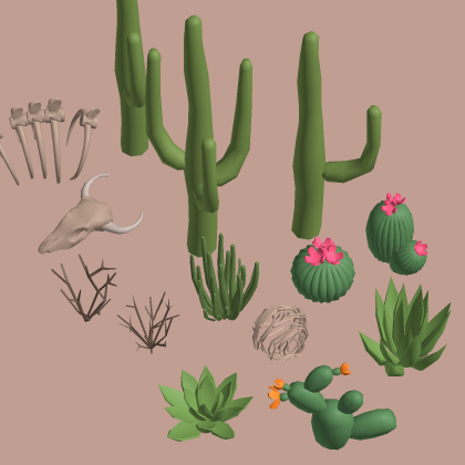 Low Poly Desert Pack