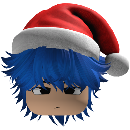 Beautiful hair Christmas beret (Blue)