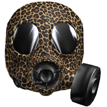 Single Canister Army Gas Mask, Leopard Niche 15.