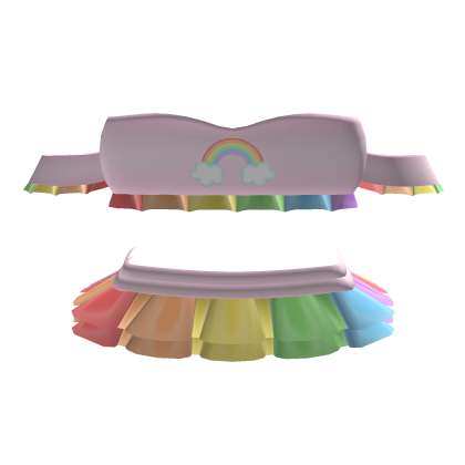 Adorable Cute Unicorn OutFit (Rainbow) Roblox item