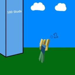 Roblox but every second you get + 1 Jump Power