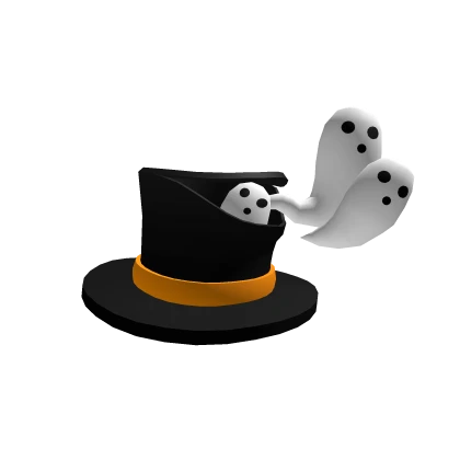 Ghost Top Hat Roblox item thumbnail