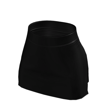 ☆ Leather Black Skirt
