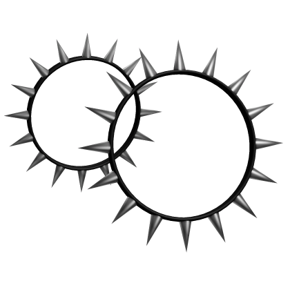Emo Spiked Earrings 