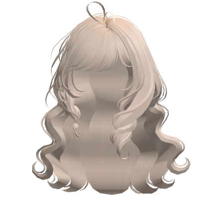 Yellow Cute Wavy Anime Side Braid Hair Roblox item