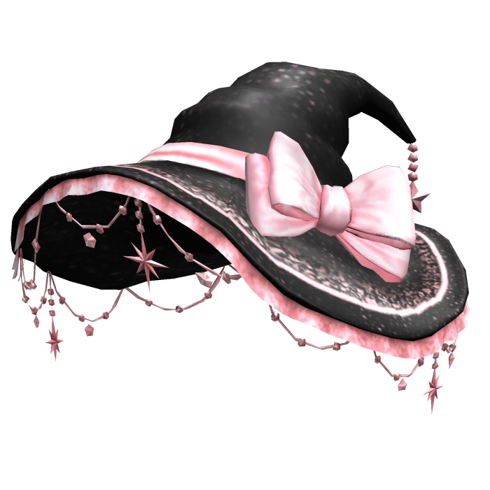 Halloween Jeweled Witch Hat w/ Bow