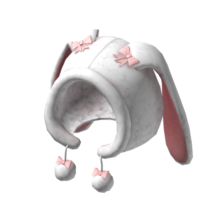 Cute Bunny Ears Plush Hood Roblox item