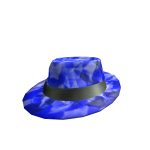 Blue Sparkletime Fedora