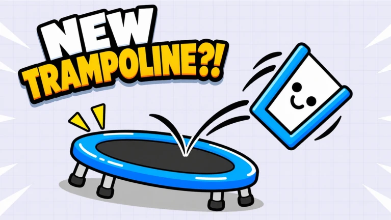 TRAMPOLINES?!
