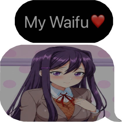 DDLC Yuri Waifu Text/Image