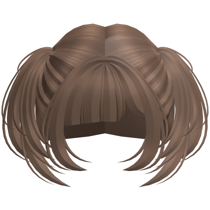 Cute Short Small Kawaii Side Pigtails (Milktea)