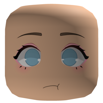 Confused Eyes Chibi Face