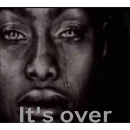 🔥 Its Over Meme Beta Crying Man face meme funny Roblox item