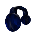 Crystal Dark Blue Headphones