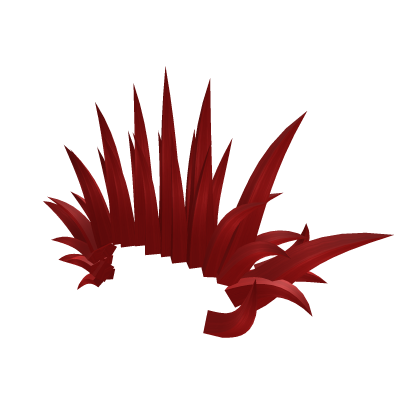 Red Punk Mohawk w Horns