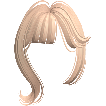 Kawaii Messy Swirly Fluffy Bangs (Blonde) Roblox item