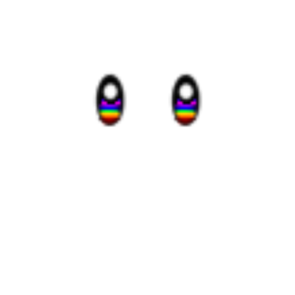 Rainbow eyes Roblox decal
