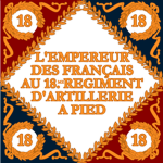 18e Régiment d'Artillerie à Piеd