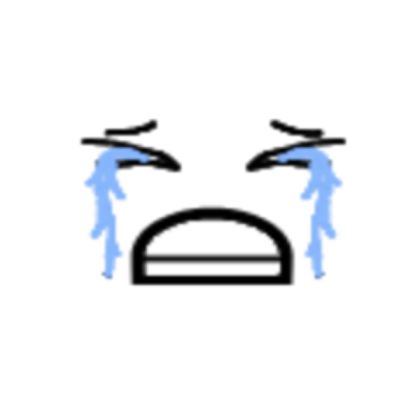 Crying Face Roblox decal