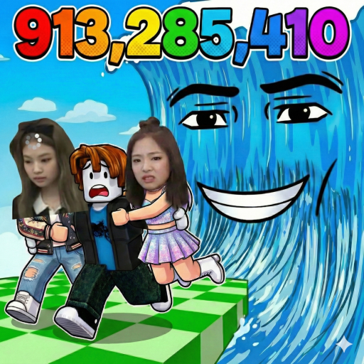 Escape Tsunami Kpop idol Jennie 🌊🎵