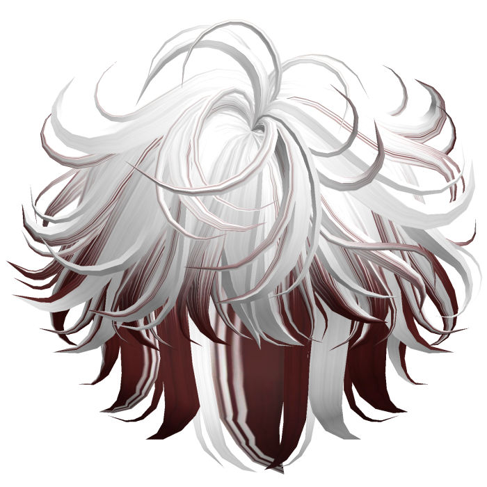 Wispy Spikey Boy Swirls White&Red