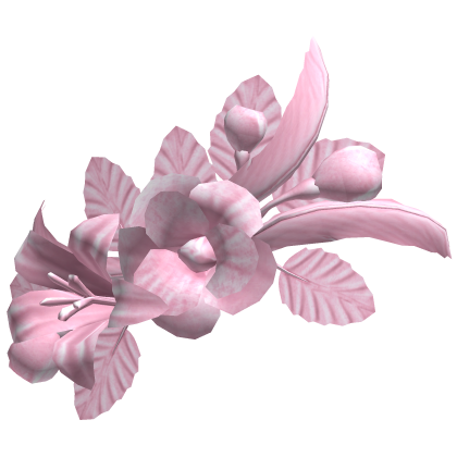 Pastel Pink Floral Feather Headpiece