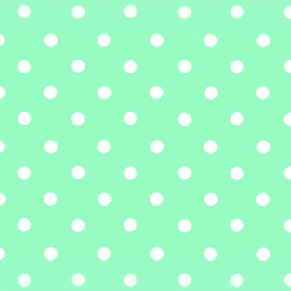 Green White Polka Dots
