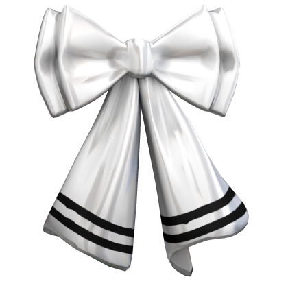 white kawaii bow Roblox item