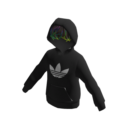 adidas Large Hoodie With Rainbow Hair Roblox