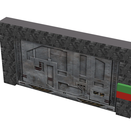 Area51 Door Metal Steel Secure Entrance Zone51
