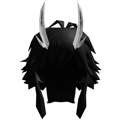 Demon Black Hair {😈} Roblox item