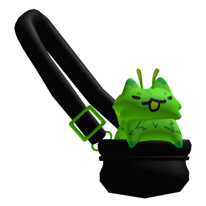 Gnarpy alien cat in bag