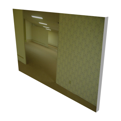 Backrooms Level Concept Picture Frame Wall Art