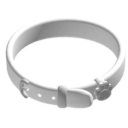 ♡ cute paw collar in white (3.0)