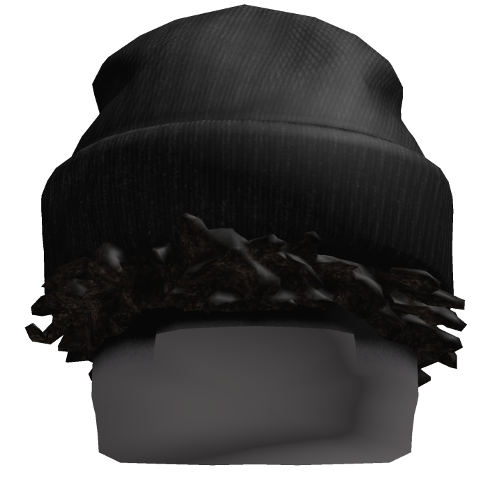 Sponged Freeform Curly Afro Fade W Black Beanie  