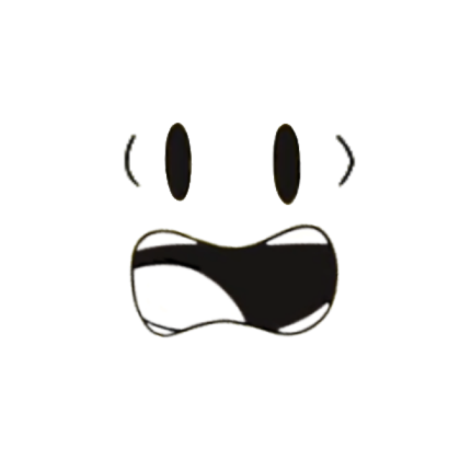 Cartoon Scream Face #1 Roblox decal